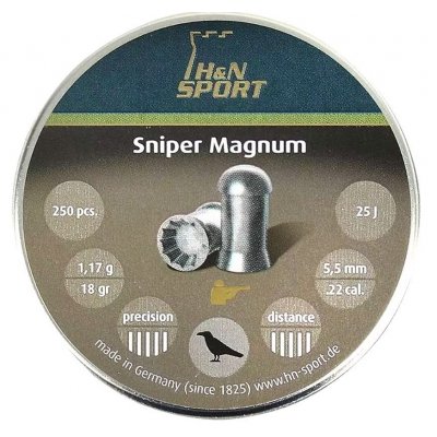 Пули пневматические Н&N Sniper Magnum 5,5 мм 1,17 грамма (250 шт.)