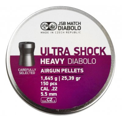 Пули пневматические JSB Ultra Shok Heavy Diabolo 4.52 мм 0.67 грамма (350 шт.)