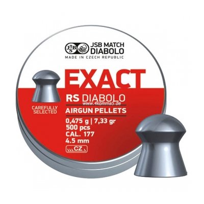 Пули пневматические EXACT Diabolo RS 4,52 мм 0,475 грамма (500 шт.)