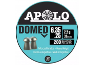 Пули пневматические Apolo Domed 6,35 мм 2,2 грамма (200 шт.)