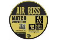 Пули пневматические Apolo Air Boss Match 4,5 мм 0,55 грамма (500 шт.)