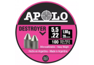 Пули пневматические Apolo Destoyer 5,5 мм 1,8 грамма (100 шт.)