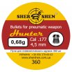 Пули пневматические Shershen 4,5 мм  0.75 грамма (200 шт.)