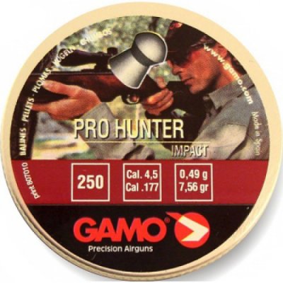 Пули пневматические GAMO Pro Hunter 4.5 мм 0.49 грамма (250 шт.)