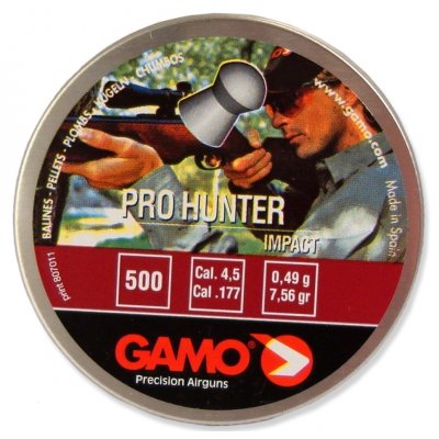 Пули пневматические GAMO Pro Hunter 4,5 мм 0,49 грамма (500 шт.)