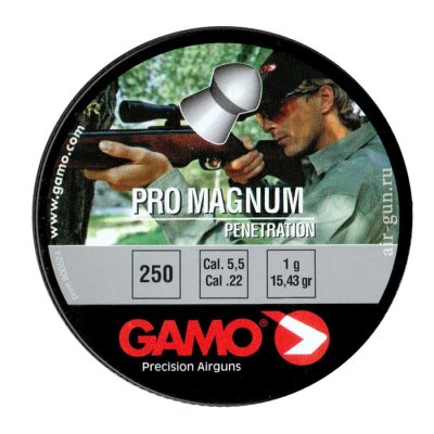 Пули пневматические GAMO Pro Magnum 5,5 мм 1.00 грамма (250 шт.)