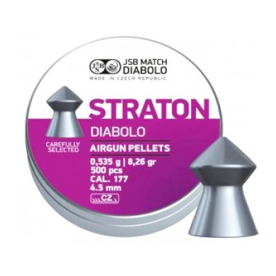 Пули пневматические JSB Diabolo Straton 4.5 мм 0.535 грамма (500 шт.)