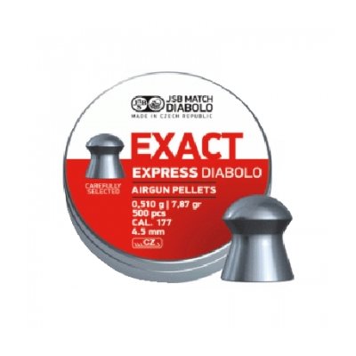Пули пневматические JSB EXACT Express Diabolo 4.5 мм 0.51 грамма (500 шт.)