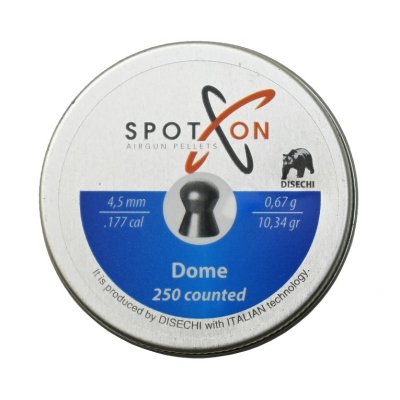 Пули пневматические Spoton Dome 4,5 мм 0,67 грамма (250 шт.)