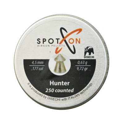 Пули пневматические Spoton Hunter 4,5 мм 0,63 грамма (250 шт.)