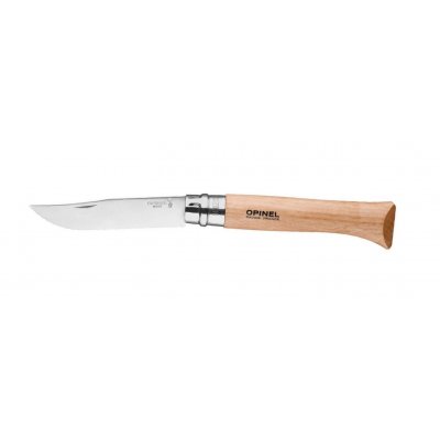 Нож Opinel Tradition №12, нержавеющая сталь, бук, серрейторная заточка, 002441