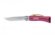 Нож Opinel Tradition Colored №07, нержавеющая сталь, с темляком, фиолетовый, 001444
