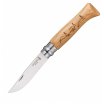 Нож Opinel Tradition Animalia №08, нержавеющая сталь, дуб, заяц, 001623