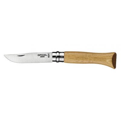Нож Opinel Tradition Luxury №08, нержавеющая сталь, дуб, 002021