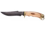 Нож ручной работы Ножемир из дамасской стали КАРДИНАЛ (8016)д