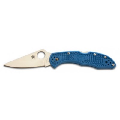 Нож Spyderco Delica Flat Ground Blue C11FPBL