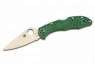 Нож Spyderco Delica Flat Ground Green C11FPGR