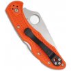Нож Spyderco Delica Flat Ground Orange C11FPOR