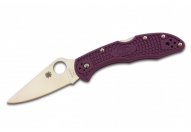 Нож Spyderco Delica Flat Ground Purple C11FPPR