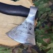 Топор кованый М1 У8 (средний) Титов&Солдатова сталь У8А полированная, топорище граб