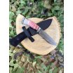 Нож Титов и Солдатова Кубанец, дамаск, рукоять стаб. карельская береза