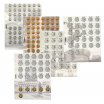 Комплект разделителей с листами для коллекции разменных монет России с 1997