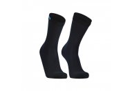 Водонепроницаемые носки DexShell Ultra Thin Crew L (43-46), черный/голубой, DS683BLKL