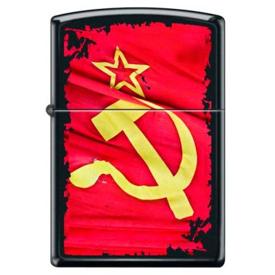 Зажигалка Zippo 218 "SOVIET FLAG SICKLE"