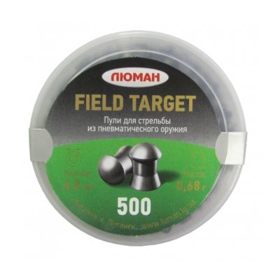 Пули пневматические Люман Field Target 4,5 мм 0,68 грамм (500 шт.)