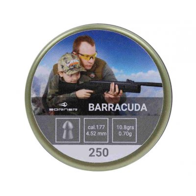 Пули пневматические Borner 4.52 мм Barracuda 0.7 грамм (250 шт.)