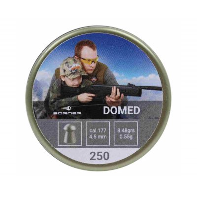 Пули пневматические Borner 4.5 мм Domed 0.55 грамма (250 шт.)