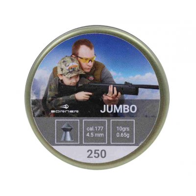 Пули пневматические Borner 4.5 мм Jumbo 0.65 грамма (250 шт.)