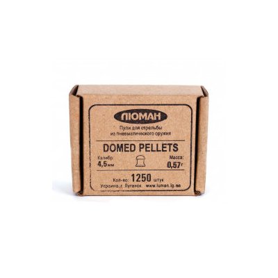 Пули пневматические Люман Domed pellets 4,5 мм 0,57 грамм (1250 шт.)